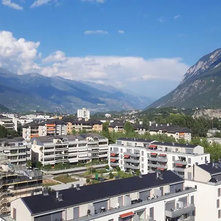 Studio Vue Imprenable Sierre Exterior foto